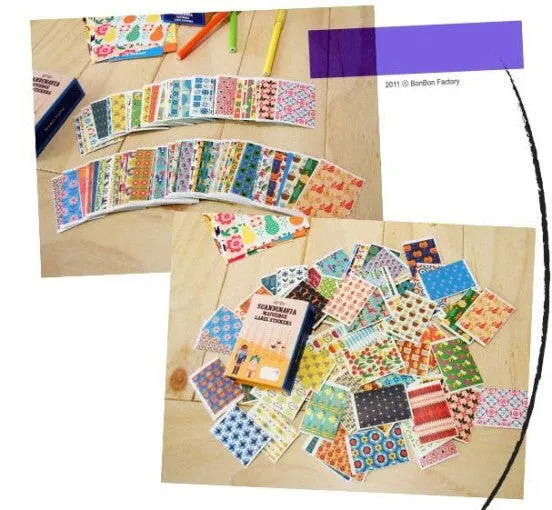 Scandinavia Matchbox Label Stickers