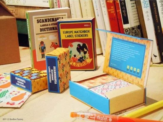 Scandinavia Matchbox Label Stickers