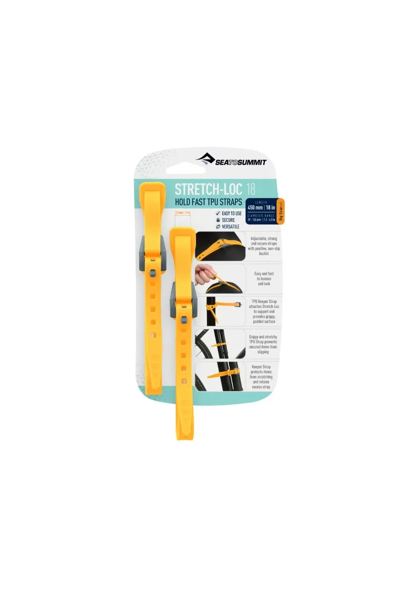 Sea To Summit Stretch-Loc 18 TPU Straps (450mm)