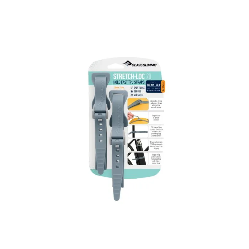 Sea To Summit Stretch-Loc 20 TPU Straps (500mm)