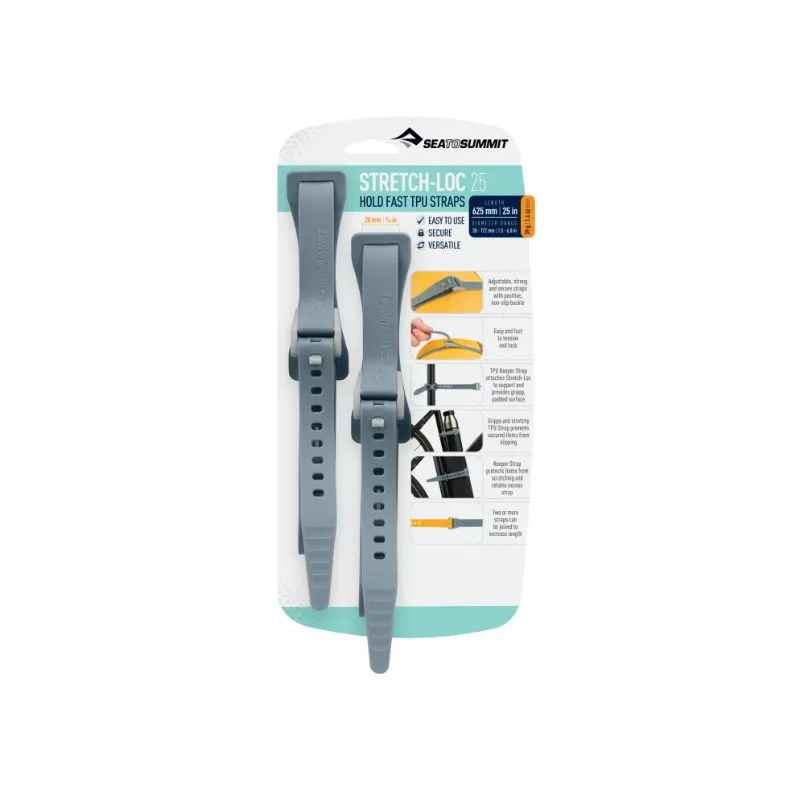 Sea To Summit Stretch-Loc 25 TPU Straps (625mm)