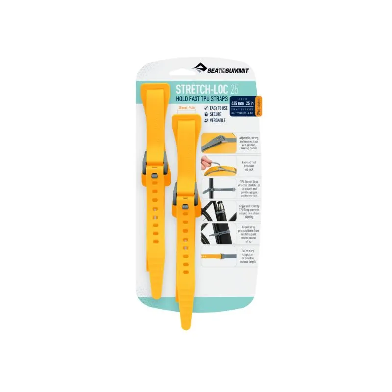 Sea To Summit Stretch-Loc 25 TPU Straps (625mm)