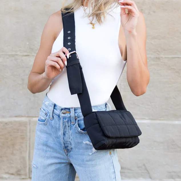 Selma Foldover Puffer Crossbody