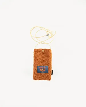 Shaggy Bear Pouch - Cognac