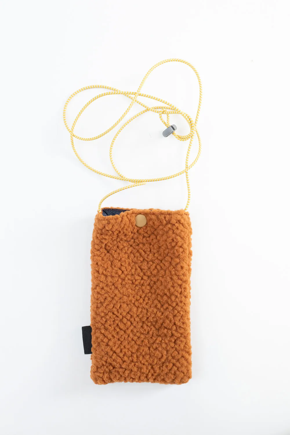 Shaggy Bear Pouch - Cognac