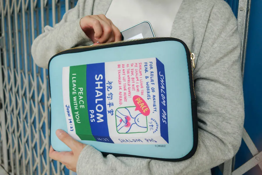 Shalom Pas | Laptop Sleeve {LOVE SUPERMARKET}