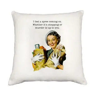 Shopping Or Murder Pillow Cover