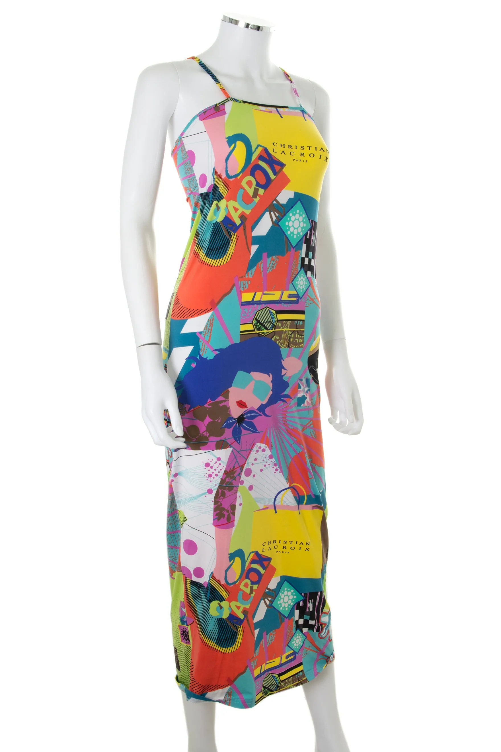 Shopping Print Dress