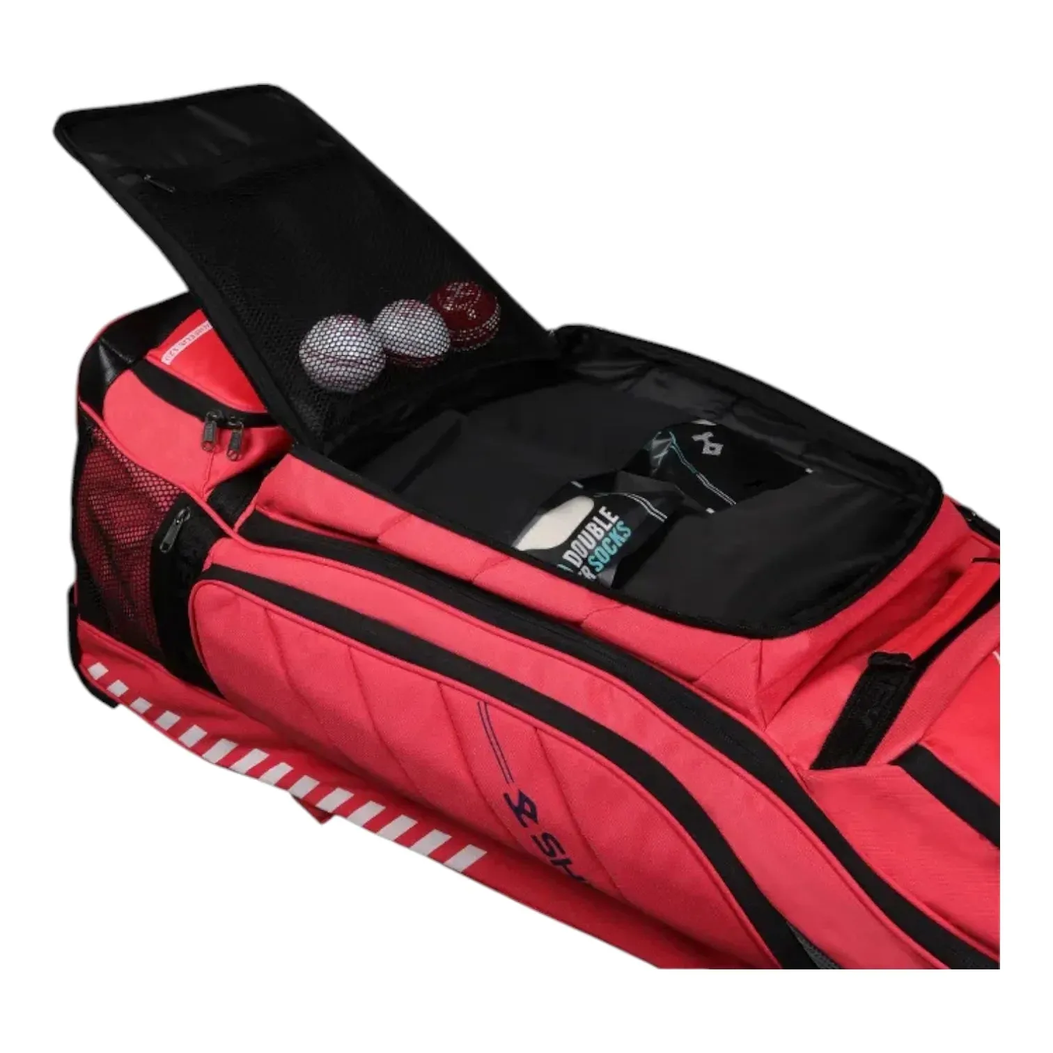 Shrey Legacy Duffle Wheelie 120 Cricket Kit Bag Colour Red