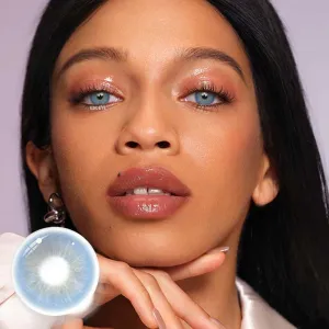Sin Blue Colored Contact Lenses Yearly