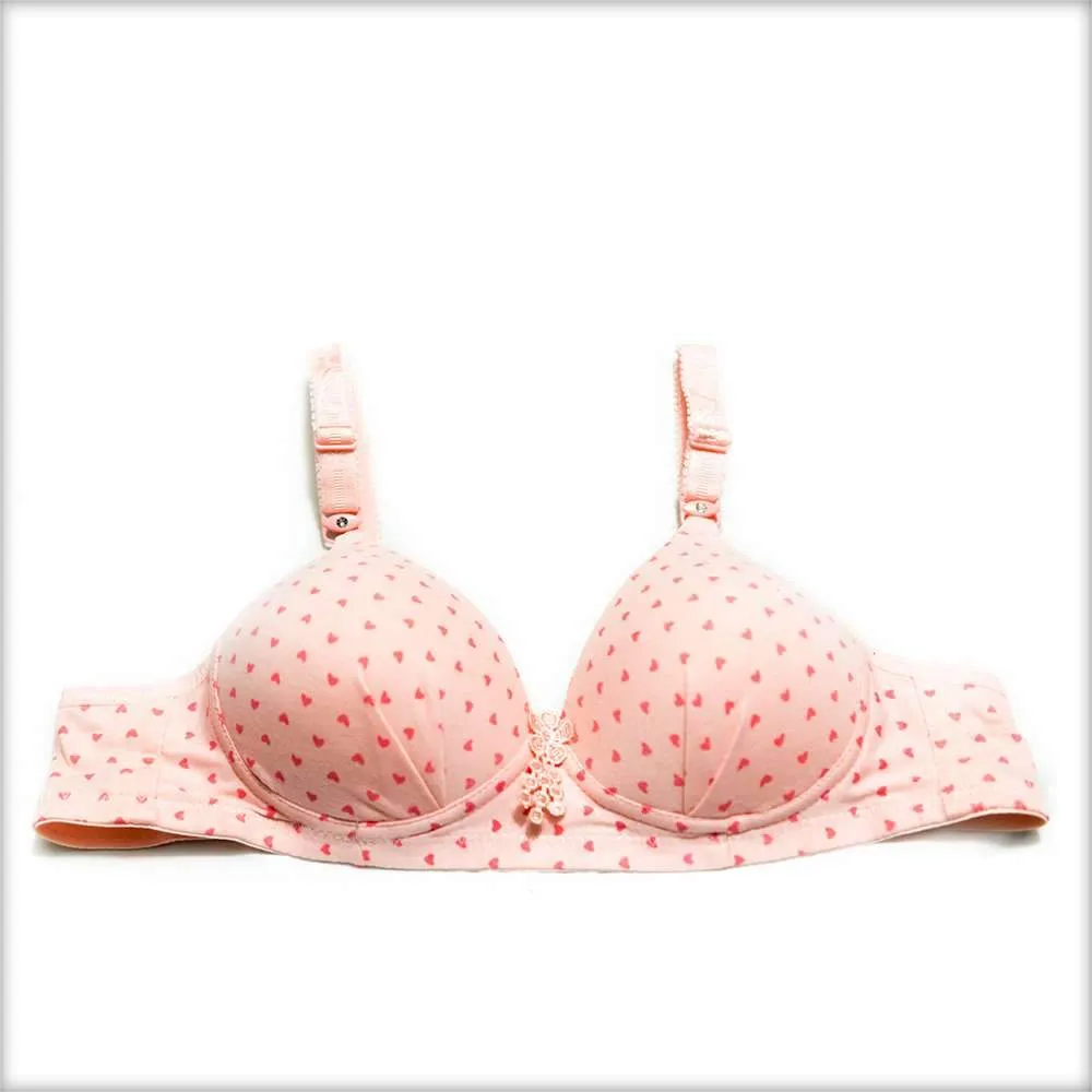 Single Padded Off-White Bra