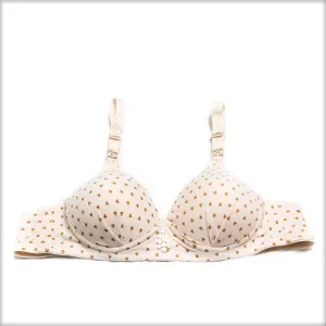 Single Padded Off-White Bra