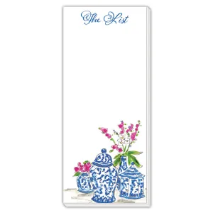 SKINNY PAD - RAB - FLORAL BLUE POTS  SHOPPING LIST
