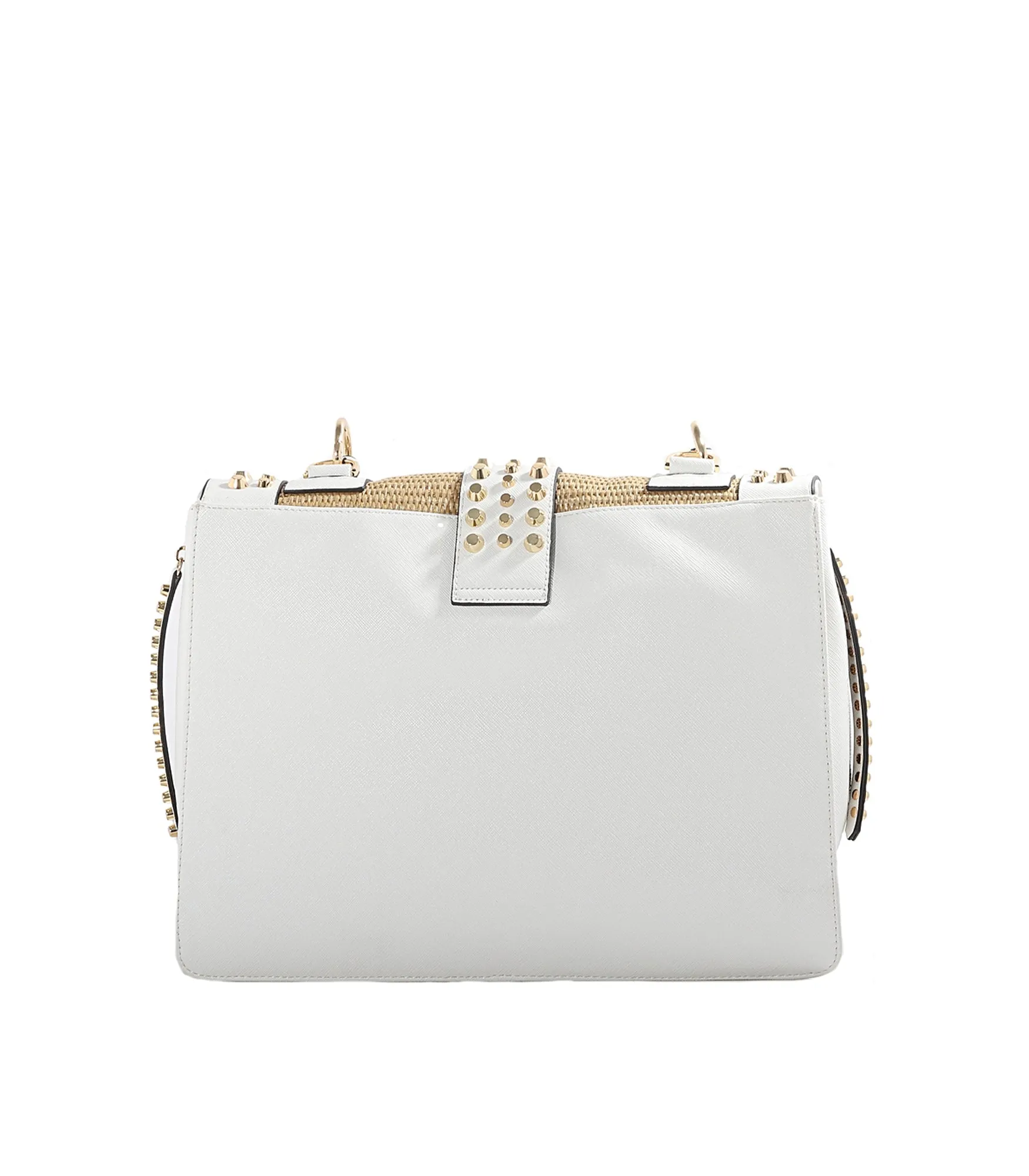 Skylab Large Shopping Raffia   Ecop - Beige/White