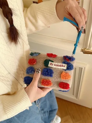 Slouchy Makeup Mobile Air Cushion Headset Cosmetic Bags