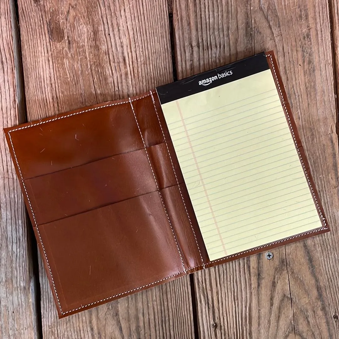 Small Notepad Cover - Black & White w/ No Embossed