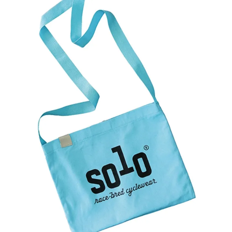 Solo Cotton Musette Bag - Light Blue
