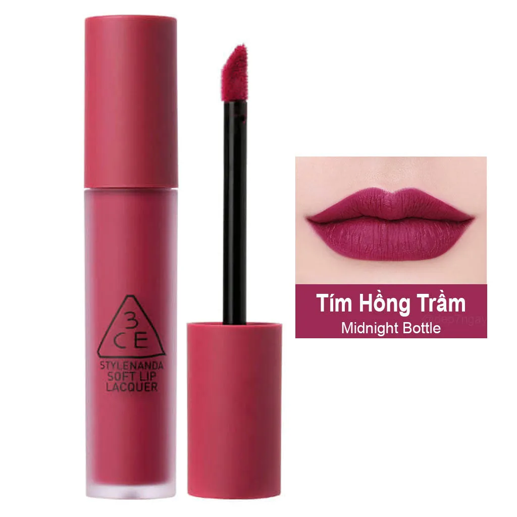 Son Kem Lì 3CE Soft Lip Lacquer