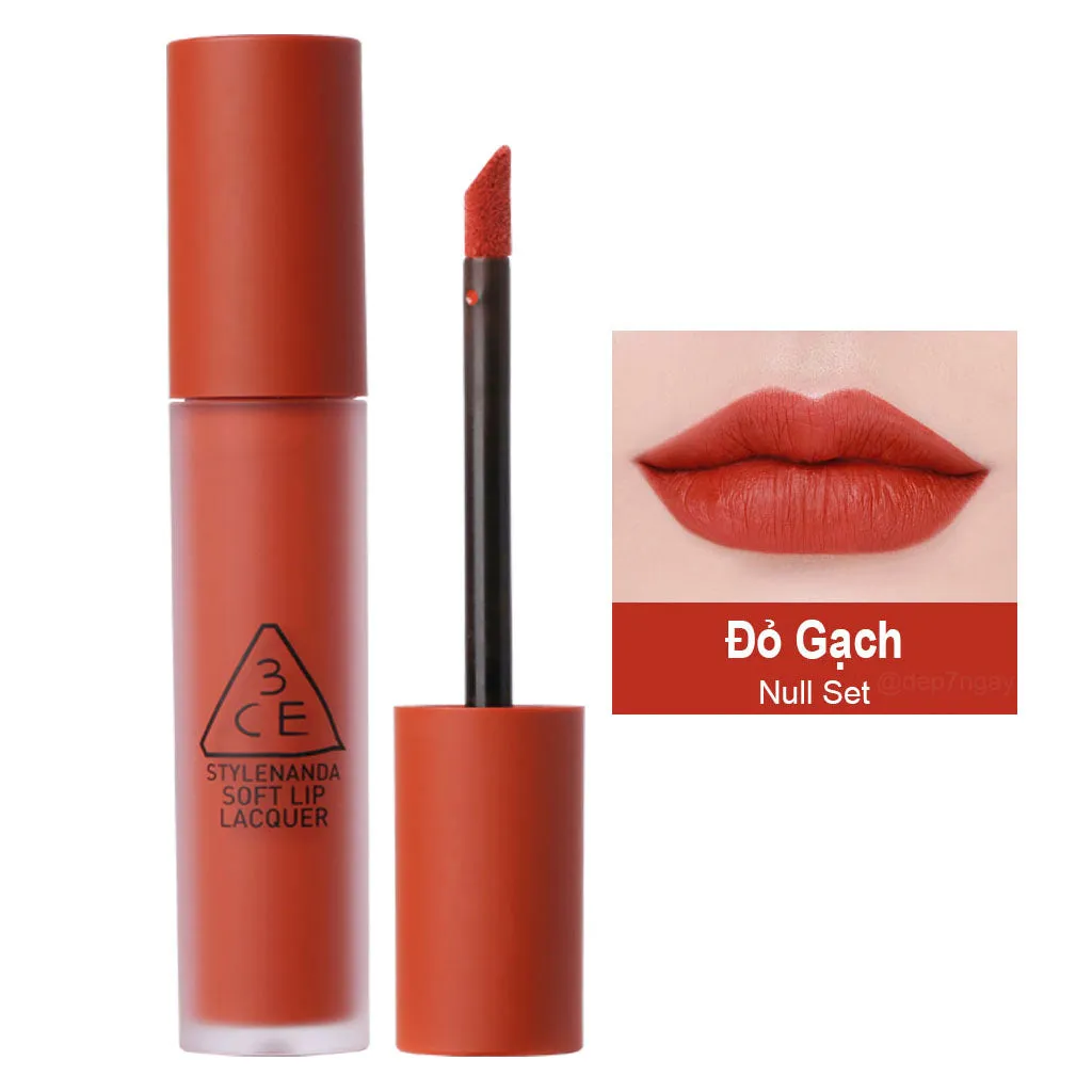 Son Kem Lì 3CE Soft Lip Lacquer