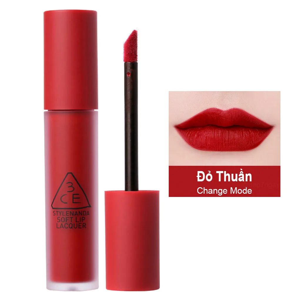 Son Kem Lì 3CE Soft Lip Lacquer