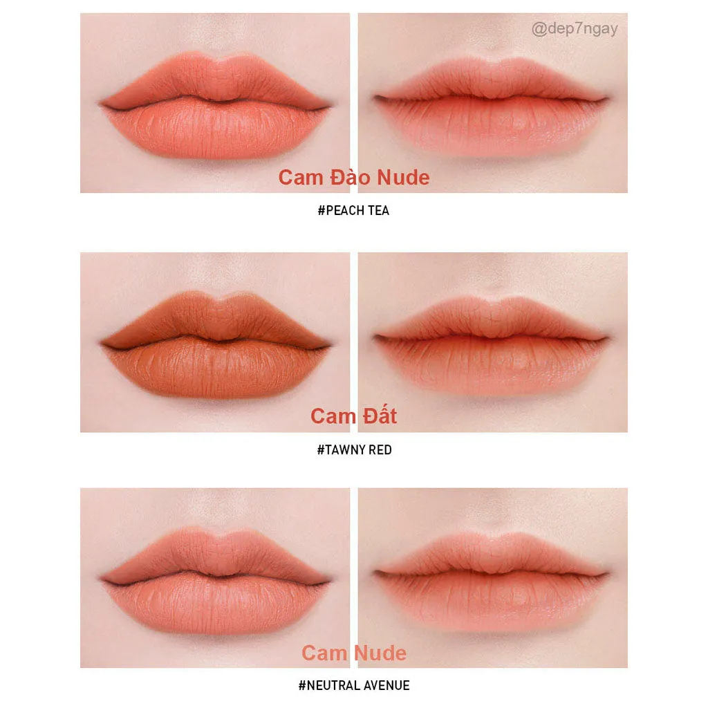 Son Kem Lì 3CE Soft Lip Lacquer
