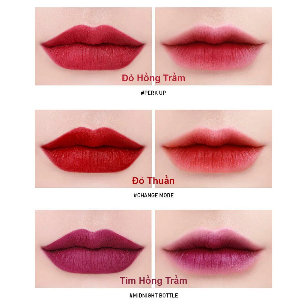 Son Kem Lì 3CE Soft Lip Lacquer