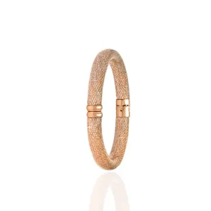 Stardust Rose Gold Snakeskin Bracelet