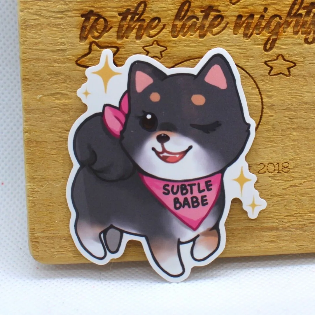 Subtle Babes Boba Sticker