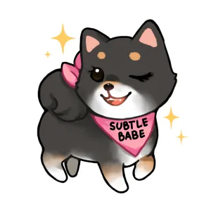 Subtle Babes Boba Sticker