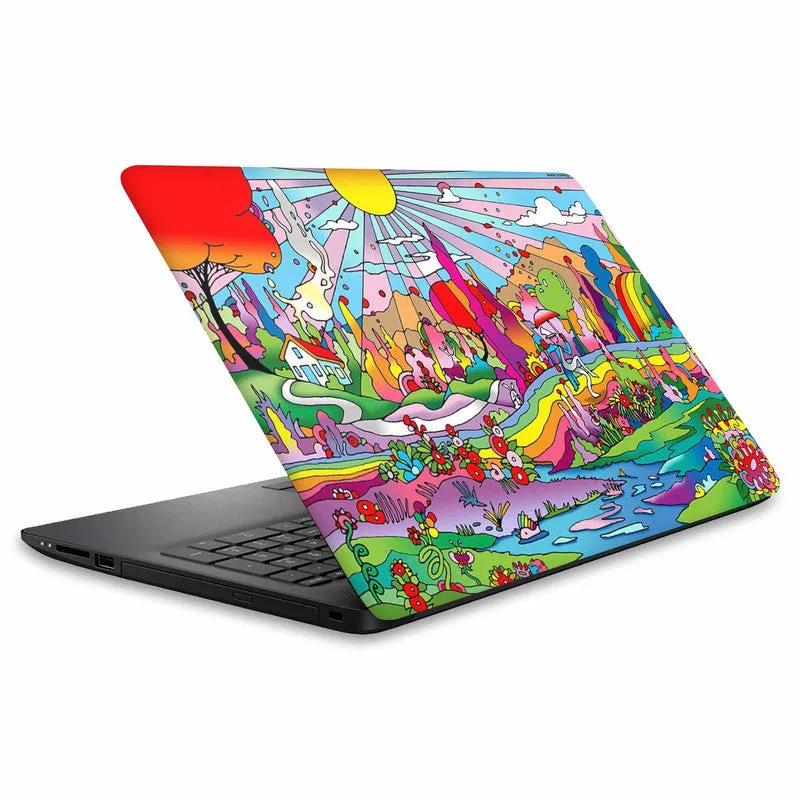 Sun Rayes Psych Laptop Skin