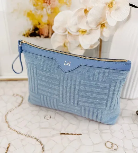 Sunday Chambray Cosmetic Case