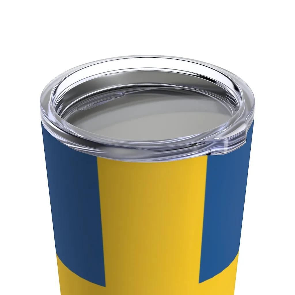 Swedish Flag 20 oz Insulated Tumbler