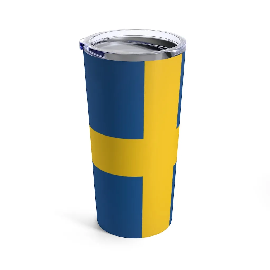 Swedish Flag 20 oz Insulated Tumbler