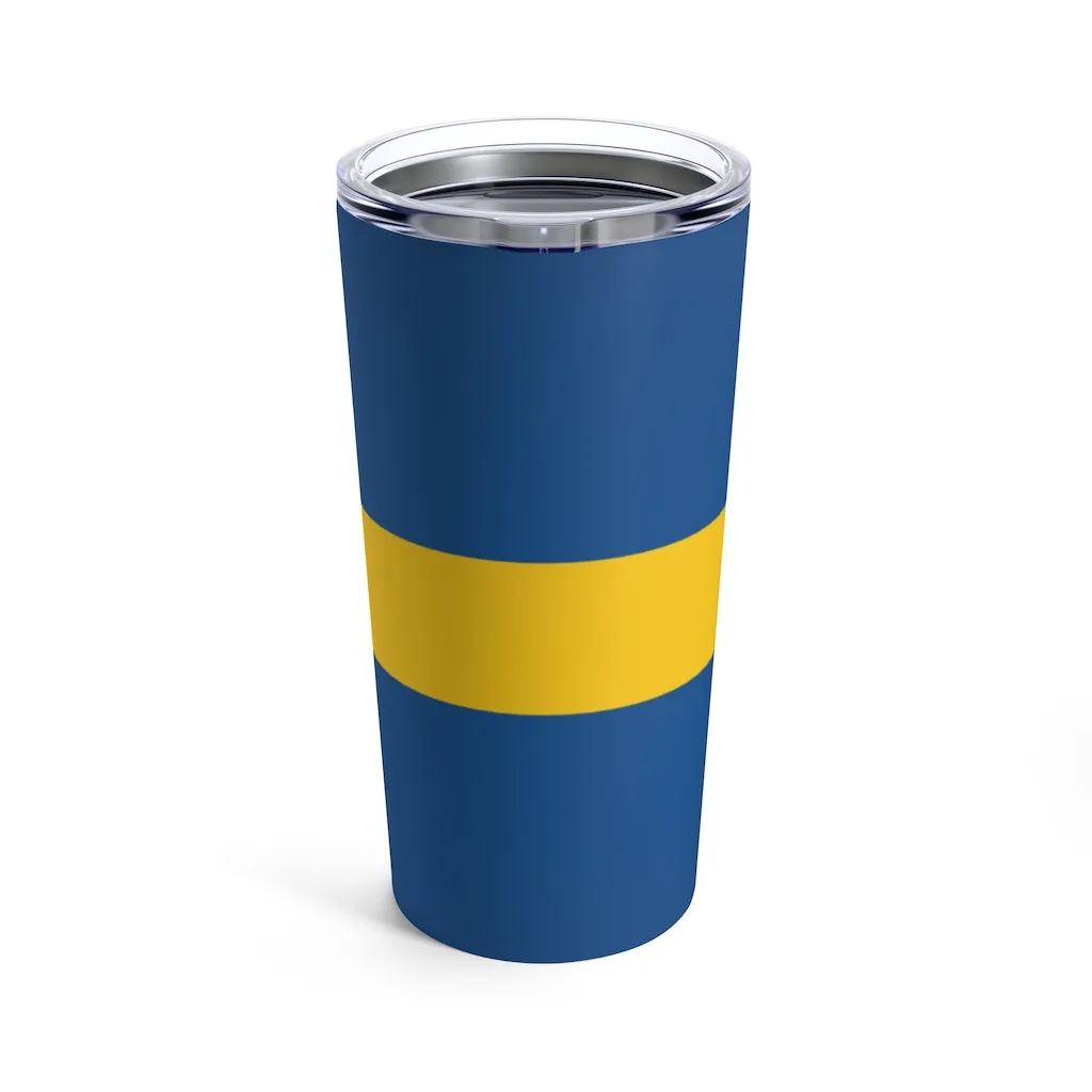 Swedish Flag 20 oz Insulated Tumbler
