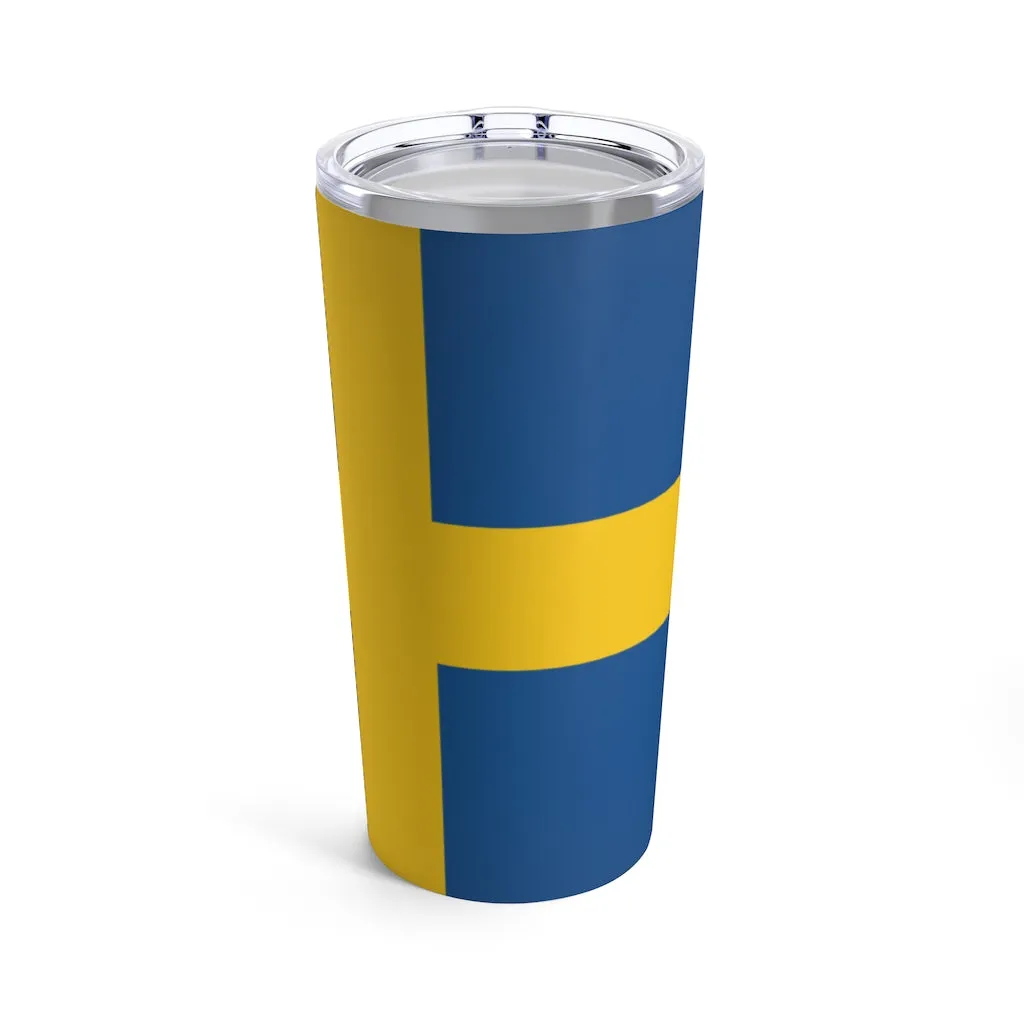 Swedish Flag 20 oz Insulated Tumbler