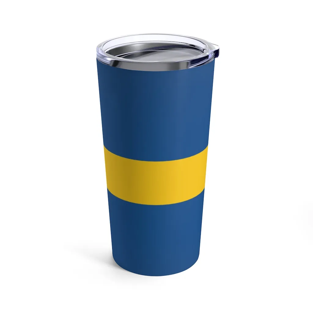 Swedish Flag 20 oz Insulated Tumbler