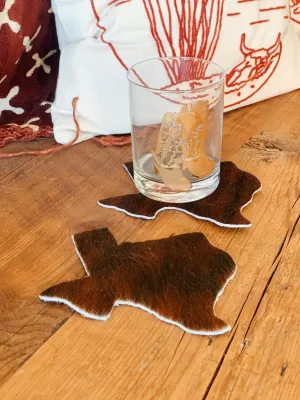 Texas Cowhide Coaster (FREE SHIPPING)