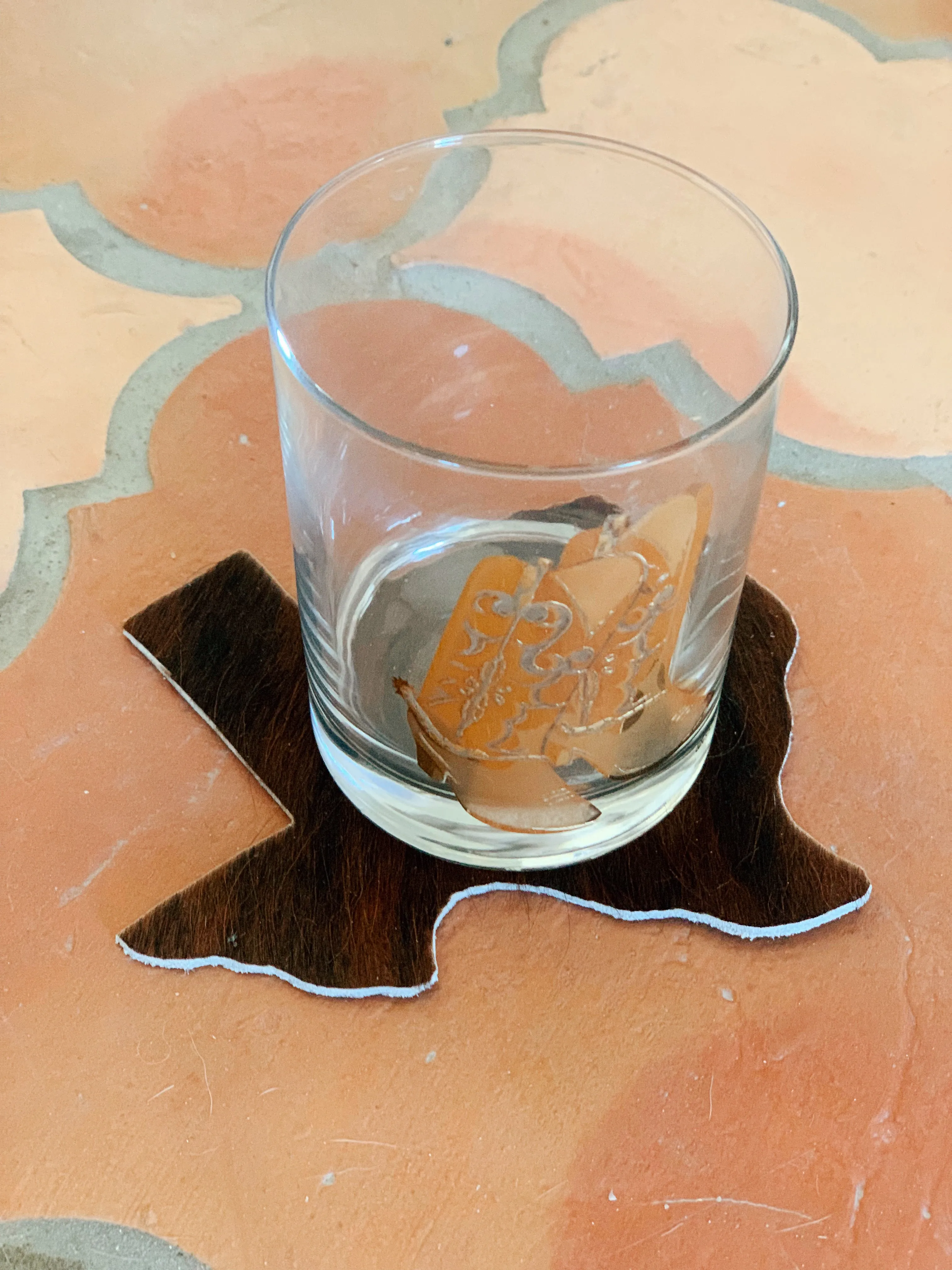 Texas Cowhide Coaster (FREE SHIPPING)