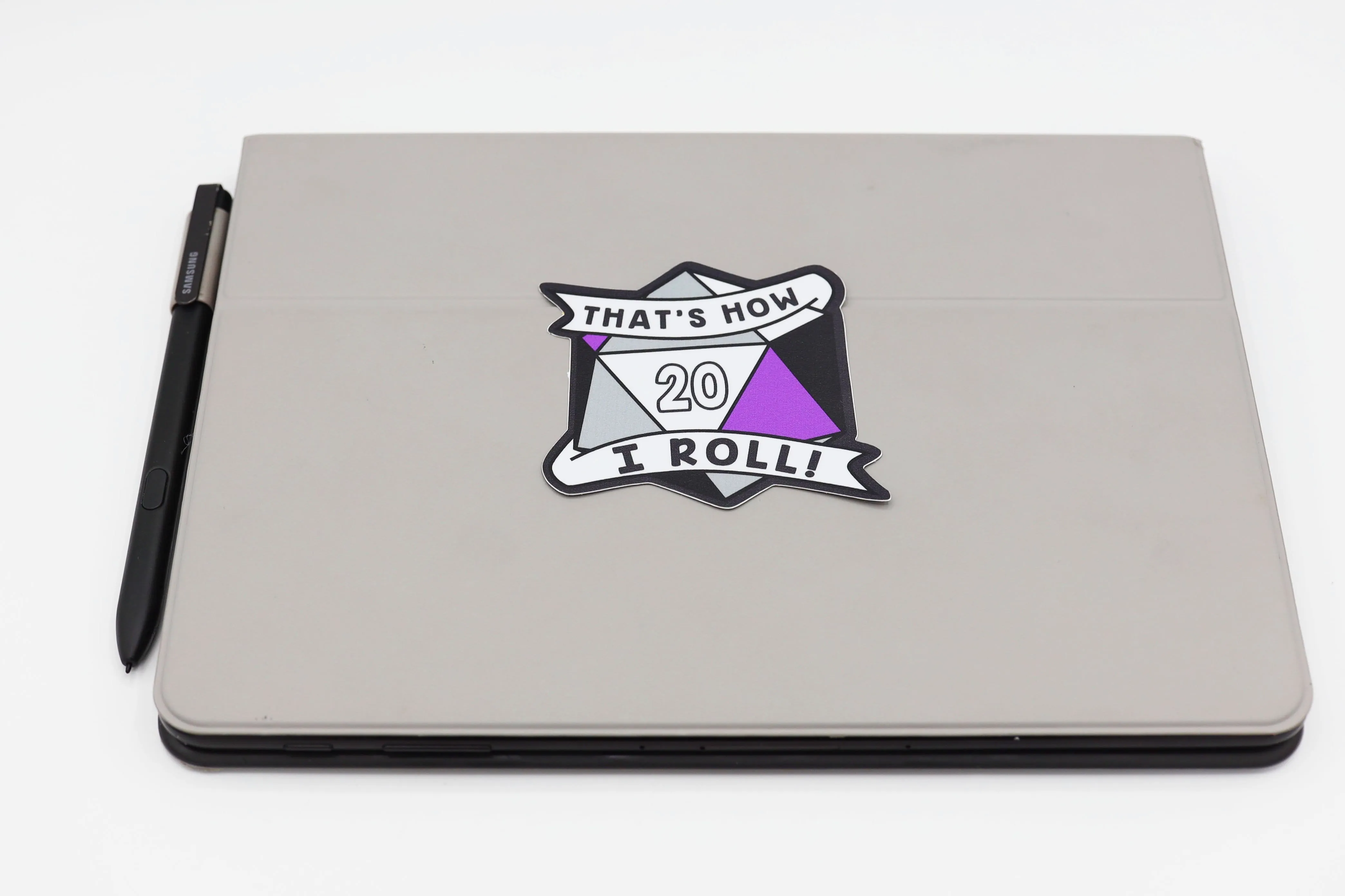 That's How I Roll Sticker - Asexual Pride