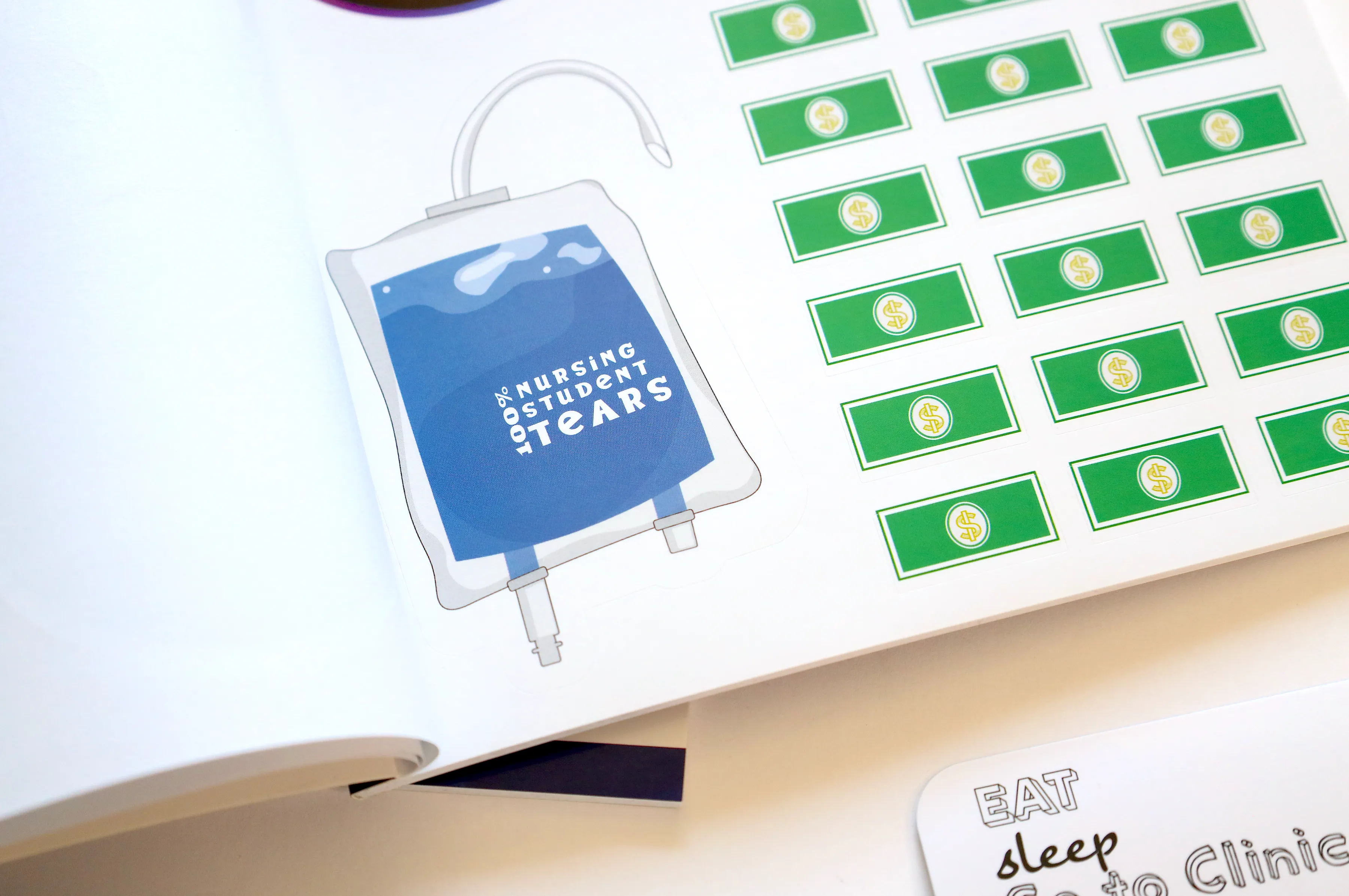 The Ultimate 16-page NURSELIFE STICKERBOOK