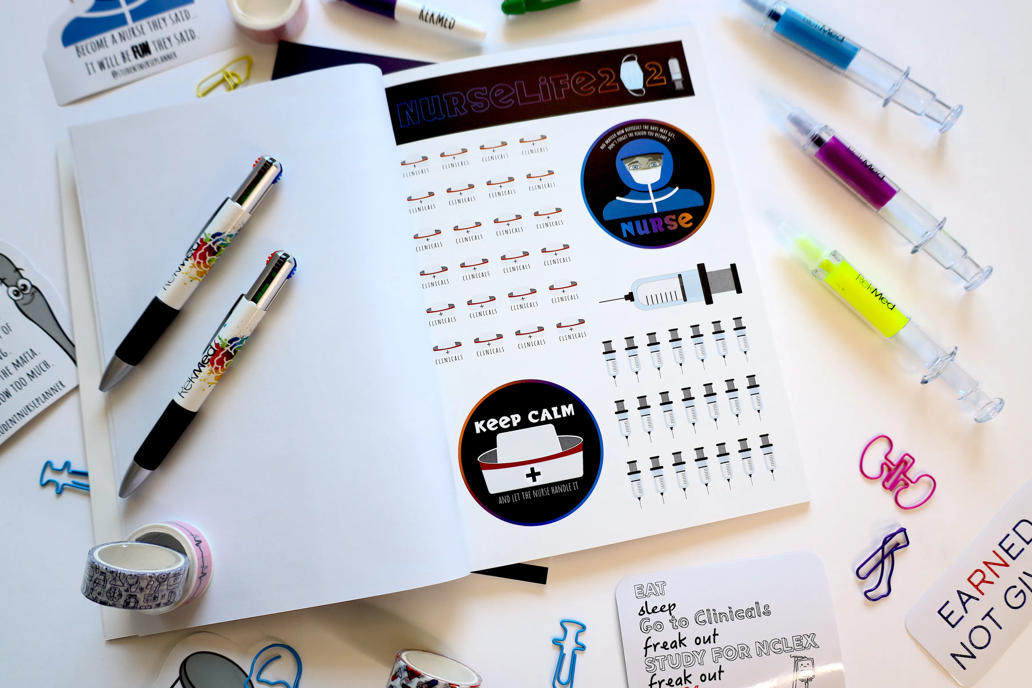 The Ultimate 16-page NURSELIFE STICKERBOOK