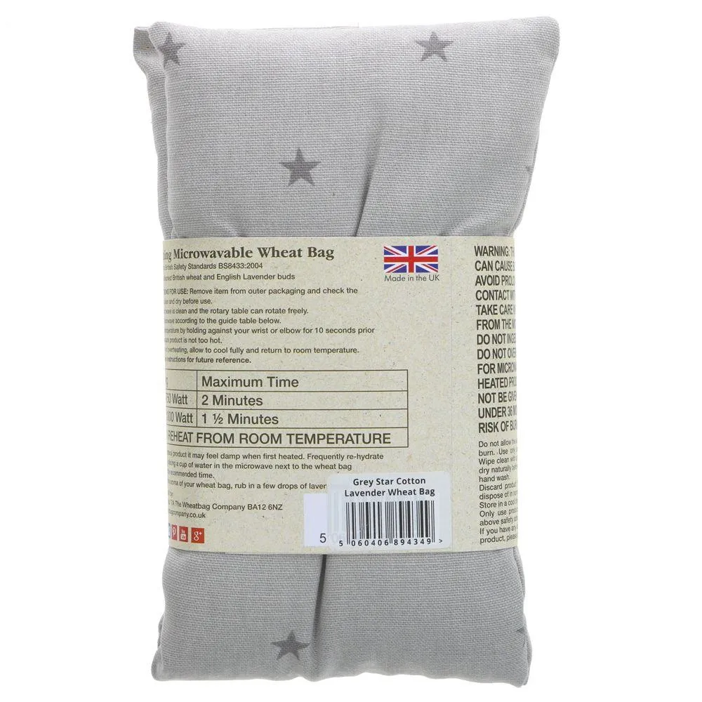 The Wheat Bag Company | Wheat Bag Grey Star Lavender | each