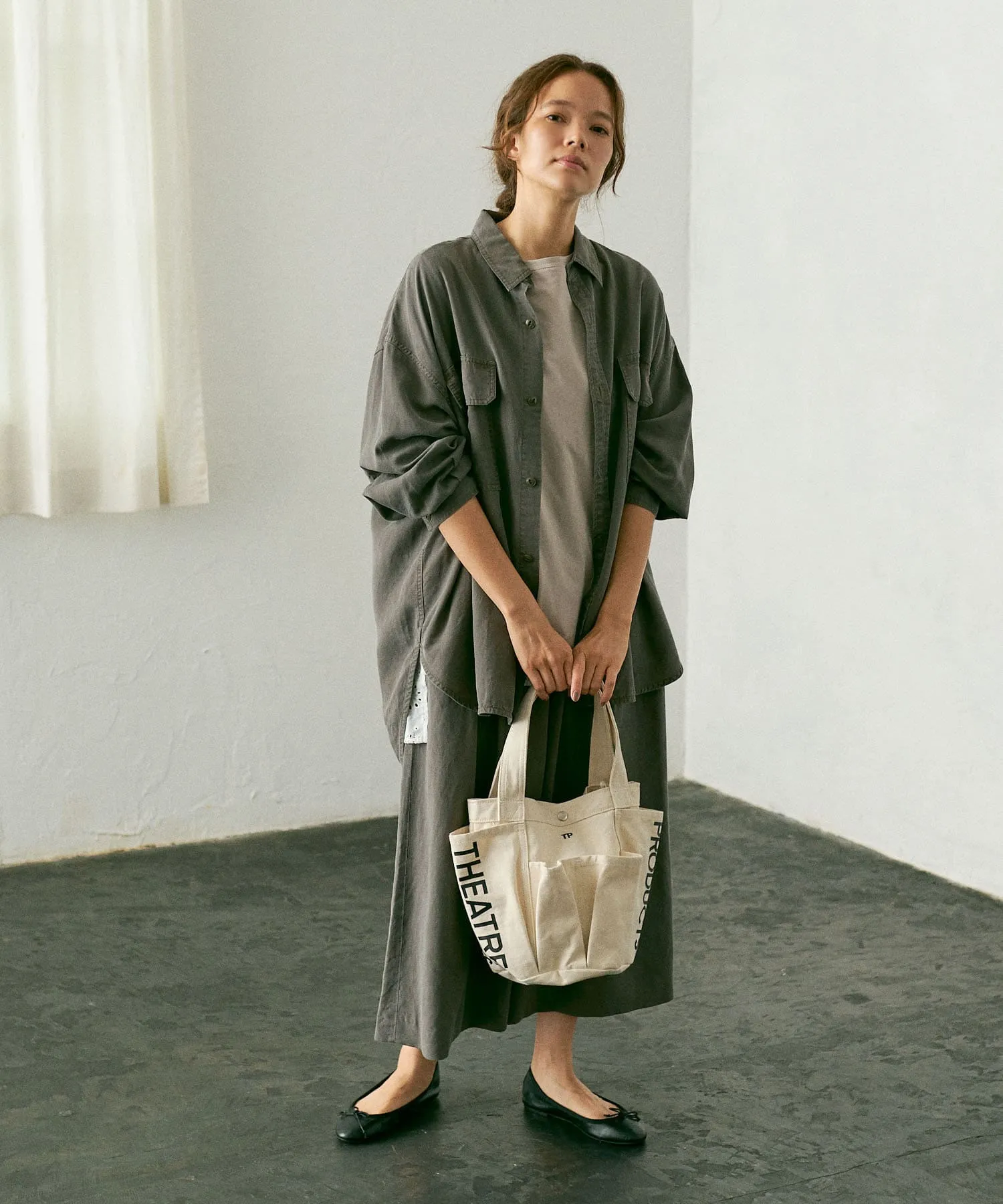 THEATRE PRODUCTS × PUAL CE CIN Garden Bag S Natural