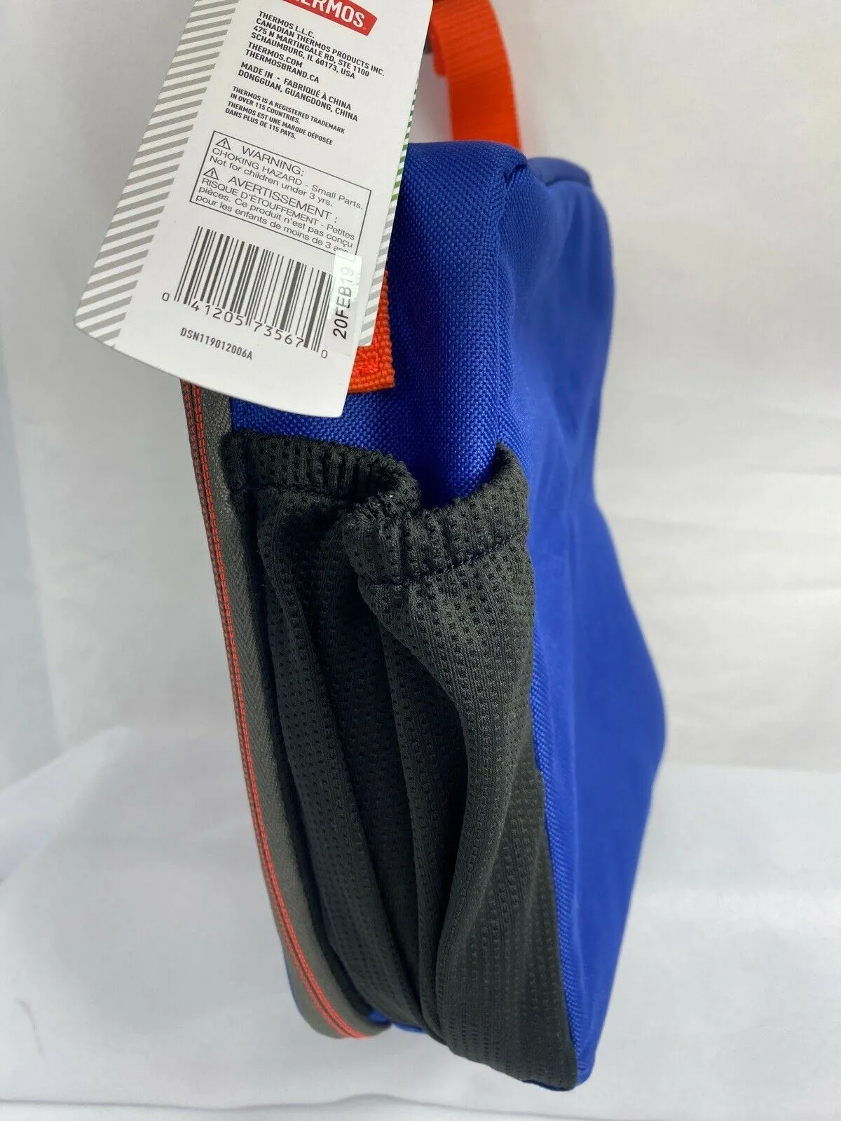 THERMOS BRAND INSULATED LUNCH KIT Box Bag Navy Orange Black Hot Cold Travel