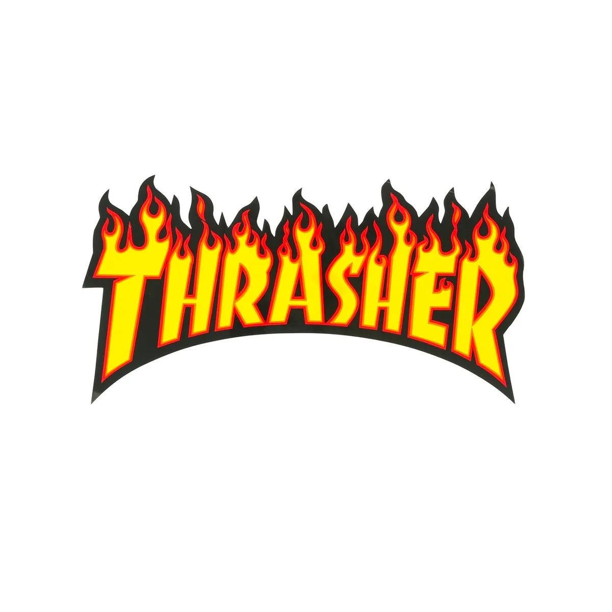 Thrasher Flame Sticker - XL