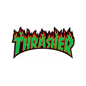 Thrasher Flame Sticker - XL