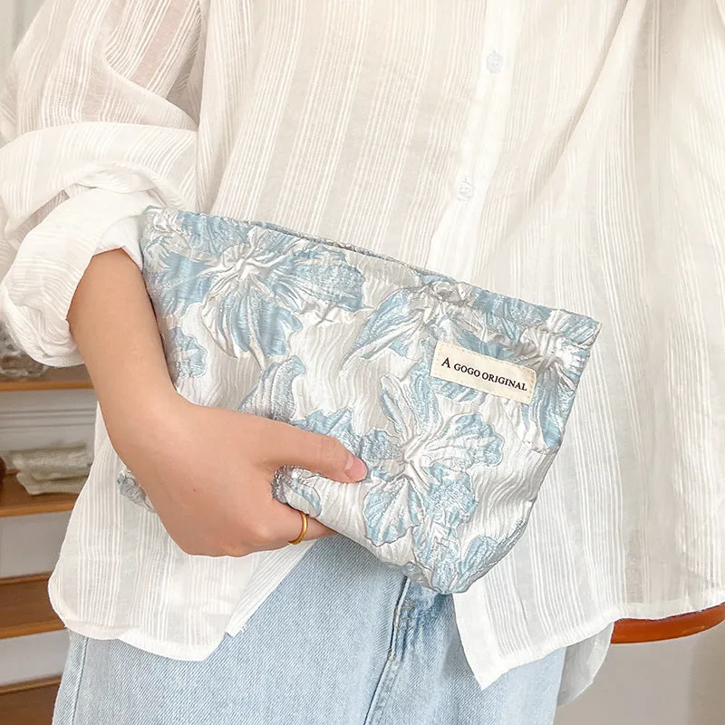 Three-dimensional Printing Large Capacity Portable Liner Cosmetic Bags