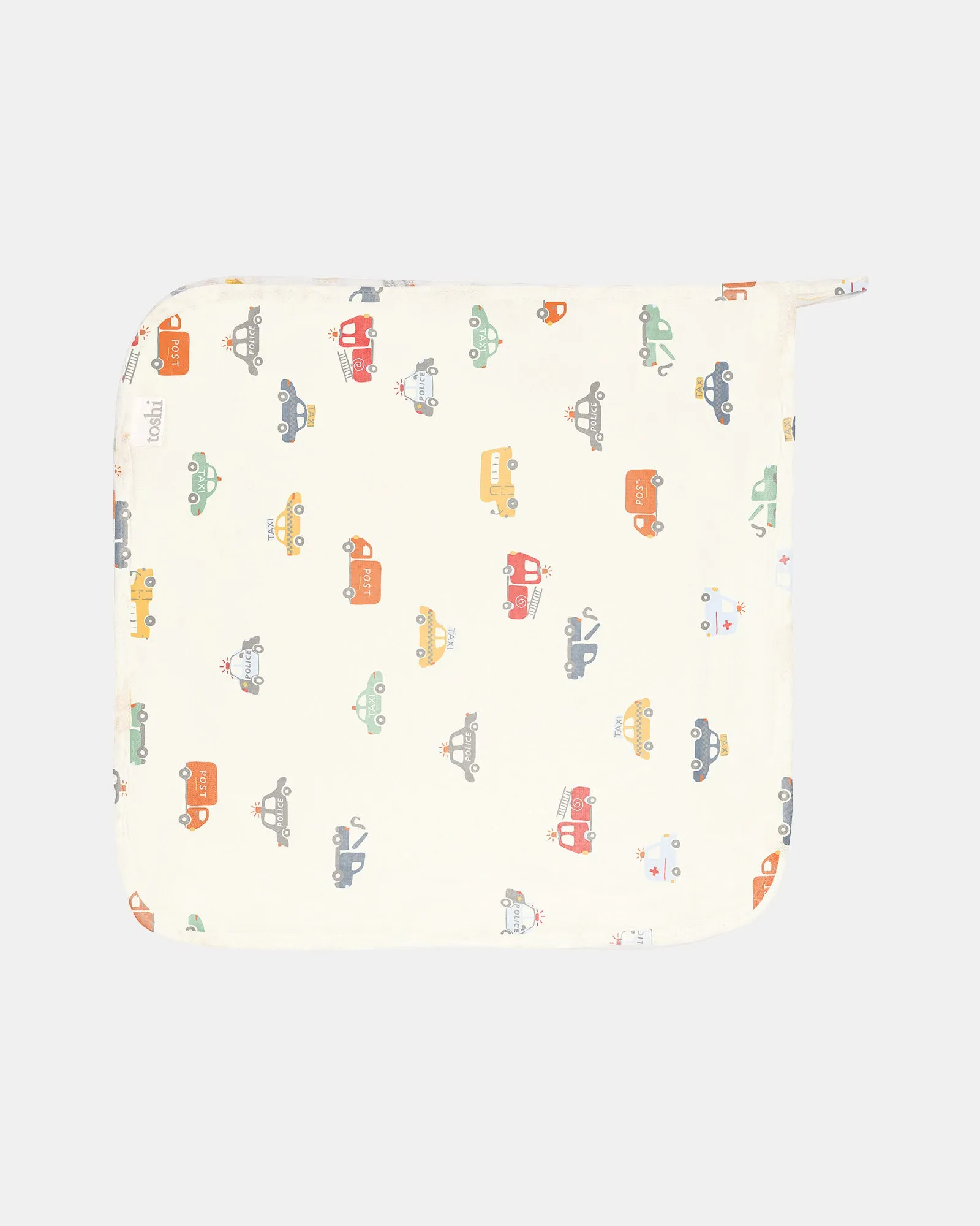TOSHI BABY WASHCLOTH MUSLIN-2PCS/PUPPY LOVE