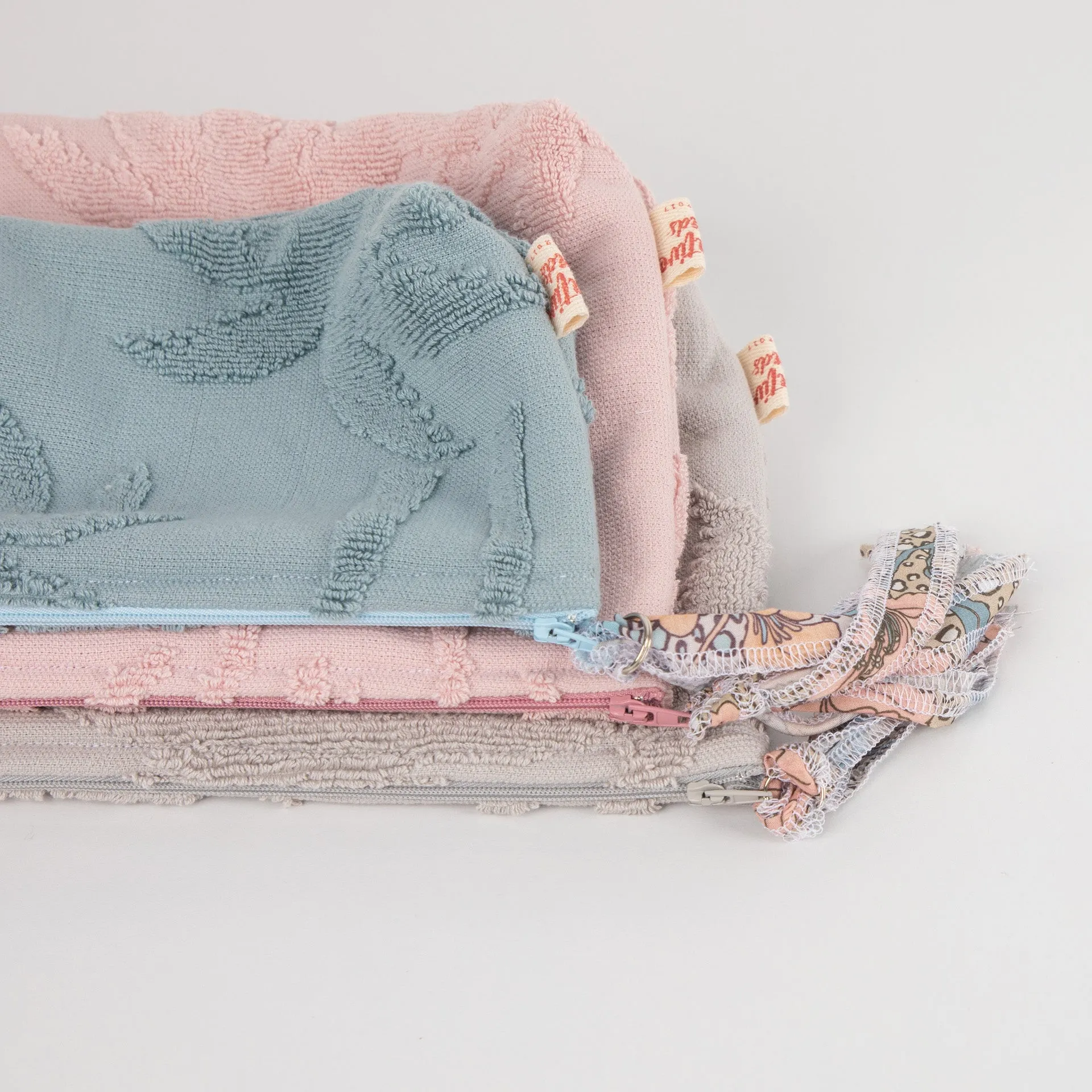 towelling clutch / cosmetic bag