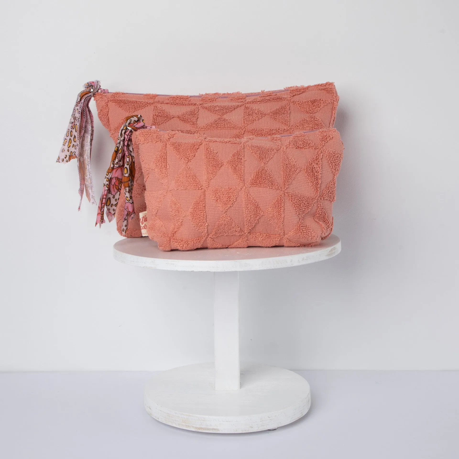 towelling clutch / cosmetic bag